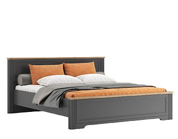 Кровать LOZ180х200 цвета дуб артизан/графит