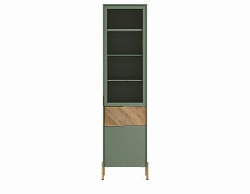Шкаф REG1W1D1S цвета дымчатый зеленый