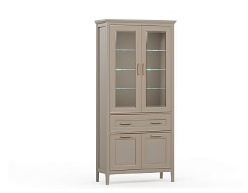 Шкаф REG2W2D1S цвета глиняный cерый