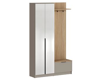 Шкаф SZF2L1K/360 цвета глиняный серый / дуб урбан янтарный