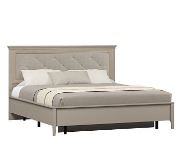 Кровать LOZ180х200 цвета глиняный cерый