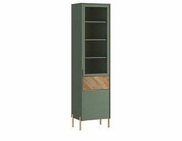 Шкаф REG1W1D1S цвета дымчатый зеленый