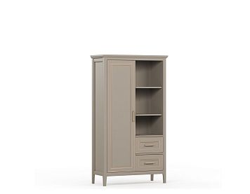 Шкаф REG1D2S цвета глиняный cерый