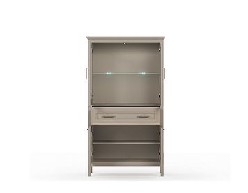 Шкаф REG2W2D1S/170 цвета глиняный cерый