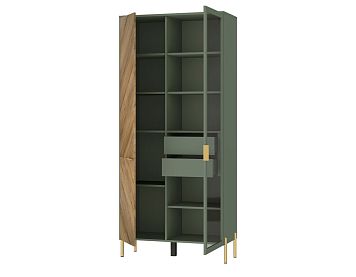 Шкаф REG1W1D цвета дымчатый зеленый