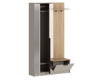 Шкаф SZF2L1K/360 цвета глиняный серый / дуб урбан янтарный