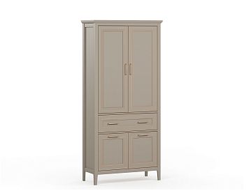 Шкаф REG4D1S цвета глиняный cерый