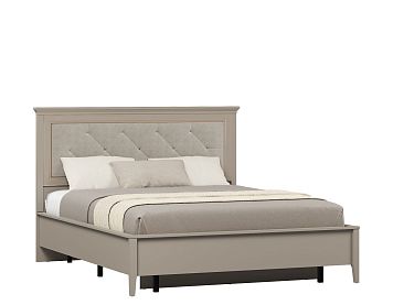 Кровать LOZ160х200 цвета глиняный cерый