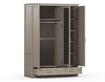 Шкаф SZF2D1L2S цвета глиняный cерый