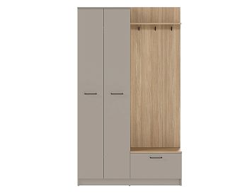 Шкаф SZF2D1K/360 цвета глиняный серый / дуб урбан янтарный